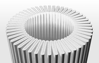 traditional fan pleat geometry